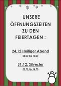 Öffnungszeiten XMAS-1